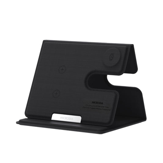 MICRODIA Folio 3-in-1 Foldable Wireless Charging Station