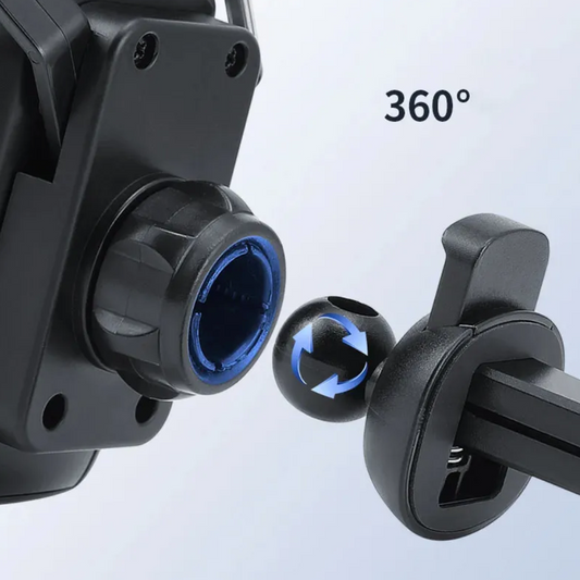 Racing Seat Air Vent Car Phone Holder - 360° Rotating