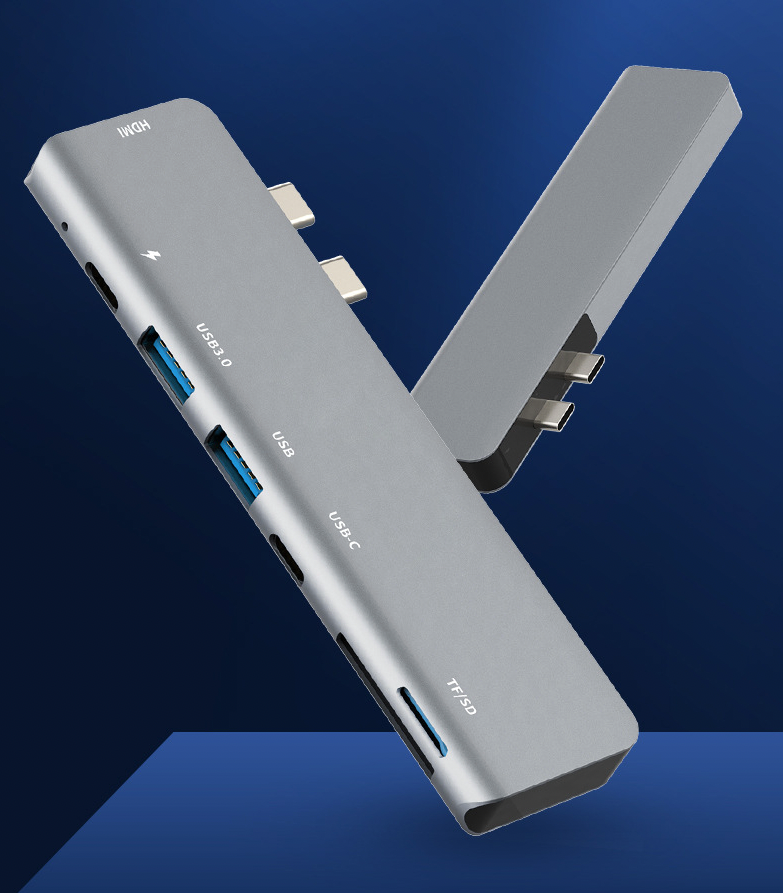 USB-C Hub for MacBook Pro & Air — 4-in-1 to 7-in-1