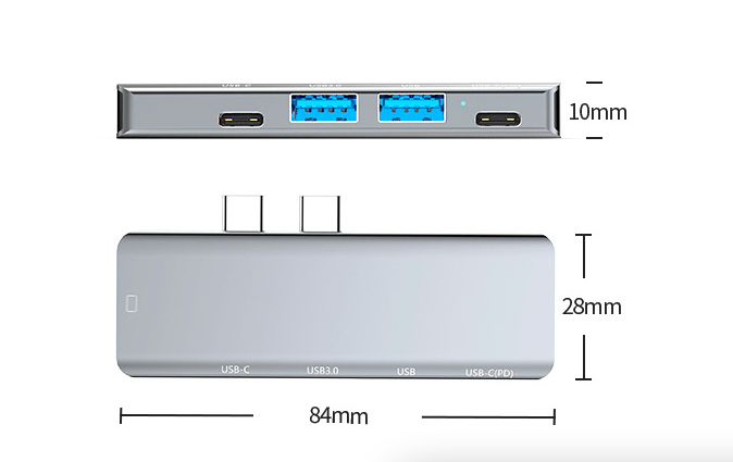 USB-C Hub for MacBook Pro & Air — 4-in-1 to 7-in-1